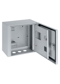 Корпус металлический ЩУ-1ф/1-1 (2 двери) (310х300х150) IP54 Народный эконом