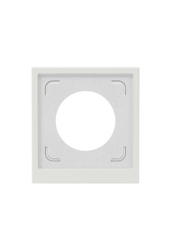 Рамка 1 пост IP44, KANT, белый песок