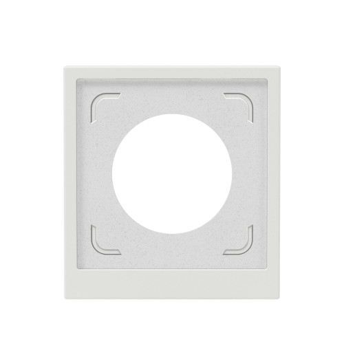 Рамка 1 пост IP44, KANT, белый песок