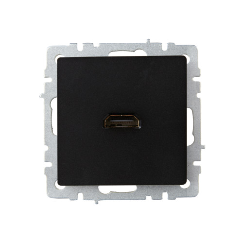 BRITE Розетка HDMI РHDMI-0-БрЧ черный IEK BRITE Розетка HDMI РHDMI-0-БрЧ черный IEK
