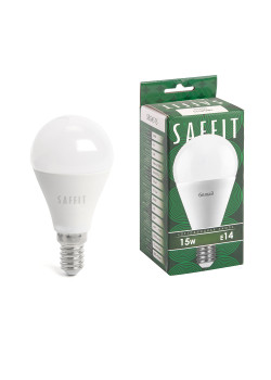 Лампа светодиодная SAFFIT SBG4515 Шарик E14 15W 230V 4000K