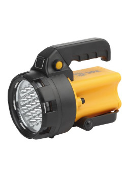 Фонарь-прожектор аккумуляторный Альфа PA-602 19LED литиевый аккум. 3А.ч ЗУ 220В + 12В (инд. упак.) Эра Б0031033