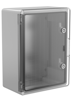 Корпус пластиковый ЩМПп 400х300х170мм прозрачная дверь УХЛ1 IP65 IEK