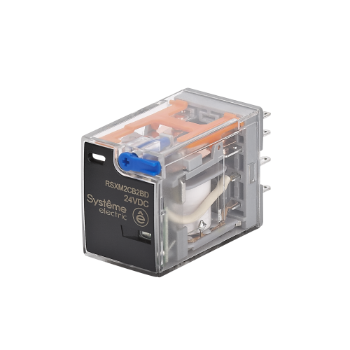 Реле 10A 2CO 24VDC тест кнопка LED