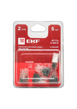 Клемма СМК 773-102 блистер (5шт.) EKF