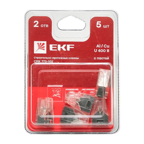 Клемма СМК 773-102 блистер (5шт.) EKF