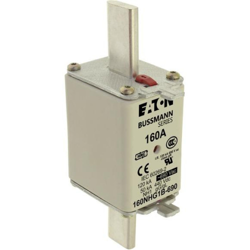 Предохранитель NH 160A 690В gG 1 двойная индикация EATON 160NHG1B-690 Предохранитель NH 160A 690В gG 1 двойная индикация EATON 160NHG1B-690