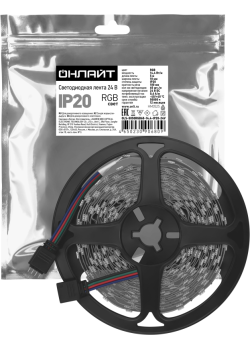 Лента светодиодная 90 680 OLS-5050RGB60-14.4-IP20-24V ОНЛАЙТ 90680