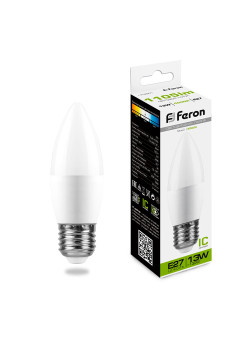Лампа светодиодная Feron LB-970 Свеча E27 13W 175-265V 4000K