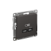 ATLASDESIGN USB РОЗЕТКА тип-С 65Вт высокоскор.заряд. QC, PD, механизм, БАЗАЛЬТ ATLASDESIGN USB РОЗЕТКА тип-С 65Вт высокоскор.заряд. QC, PD, механизм, БАЗАЛЬТ