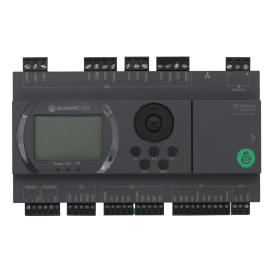 ПЛК S172; 24 VDC; дисплей; 28 IO: 8 DI, 8 DO (транзистор), 8 AI, 4 AO; 2xRS485, 1xRJ45