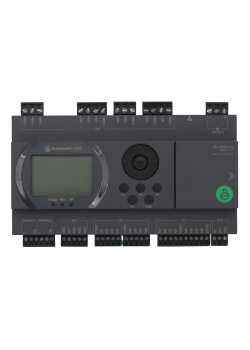 ПЛК S172; 24 VDC; дисплей; 28 IO: 8 DI, 8 DO (транзистор), 8 AI, 4 AO; 2xRS485, 1xRJ45