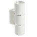 Светильник настенный Feron ML1860 ZEN MR16 35W, 230V, 2*GU10, белый, хром IP20 Светильник настенный Feron ML1860 ZEN MR16 35W, 230V, 2*GU10, белый, хром IP20