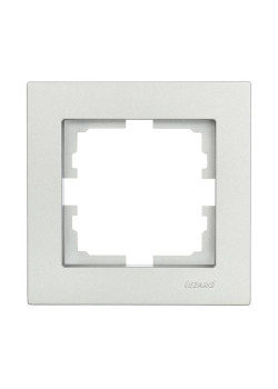 Рамка 1-местн. горизонт. VESNA платина LEZARD 742-3500-146