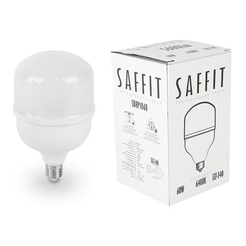 Лампа светодиодная SAFFIT SBHP1060 E27-E40 60W 230V 6400K