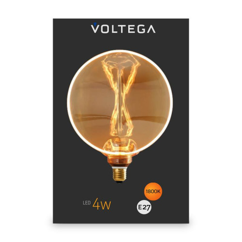 Лампа светодиодная Loft Led G130 4Вт 1800К E27 Voltega 8541 Лампа светодиодная Loft Led G130 4Вт 1800К E27 Voltega 8541