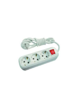 Удлинитель 3х2м с заземл. 16А IP20 с выкл. Makel MGP212