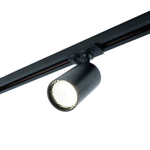 Светильник Feron AL198 трековый однофазный на шинопровод под лампу GU10, черный с антибликовой сеточкой Светильник Feron AL198 трековый однофазный на шинопровод под лампу GU10, черный с антибликовой сеточкой
