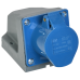 Розетка стационарная ССИ-113 2P+PE 16А 200-250В IP44 IEK Розетка стационарная ССИ-113 2P+PE 16А 200-250В IP44 IEK