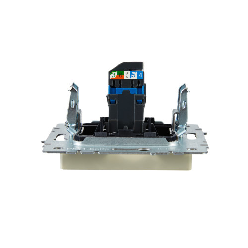 BRITE Розетка компьютерная RJ45 кат.6 РК11-БрКр бежевый IEK BRITE Розетка компьютерная RJ45 кат.6 РК11-БрКр бежевый IEK