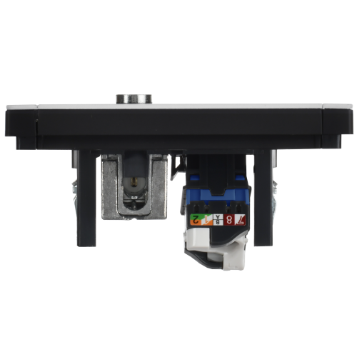 FORTE&PIANO Розетка двойная TV+RJ45 кат.6 FP237M металл белый IEK FORTE&PIANO Розетка двойная TV+RJ45 кат.6 FP237M металл белый IEK