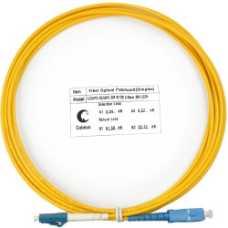 Патч-корд Cabeus FOP(S)-9-LC-SC-3M 1x9/125 OS2 LC-SC 3м LSZH желтый