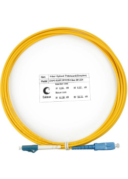 Патч-корд Cabeus FOP(S)-9-LC-SC-3M 1x9/125 OS2 LC-SC 3м LSZH желтый