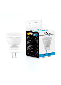 Лампа светодиодная Feron LB-271 MR11 G5.3 3W 230V 6400K