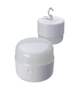 Фонарь аккумуляторный кемпинговый походный 3Вт SMD LED Li-ion 18650 800мА.ч корпус ABS-пластик USB-шнур type C складной крючок для подвешивания матовый рассеиватель КОСМОС KOC613Lit