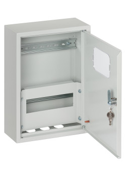 Корпус металлический  ЩУРН-1/9Э, 360x255x110 мм, IP31, RAL7035 светло-серый LITE