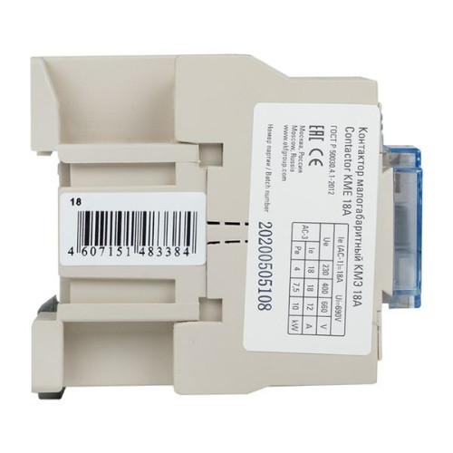 Контактор КМЭ-1 18А 1NO 24В AC EKF