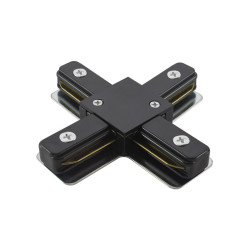 Коннектор Х-образный для шинопровода TLC-01-BL-X, черный, TDM