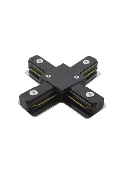 Коннектор Х-образный для шинопровода TLC-01-BL-X, черный, TDM