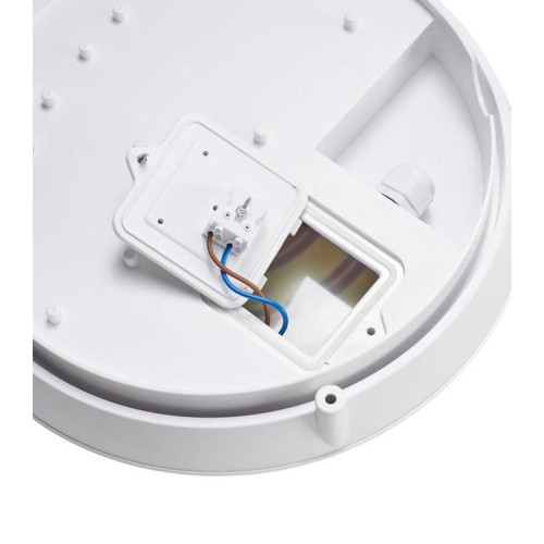 Светильник светодиодный WP 25 C 15W OP 940 D300 WH MDM 300х300х93мм 15Вт 4000К IP66 пылевлагозащ. ЖКХ с микроволнов. датчиком движения бел. 15072523440