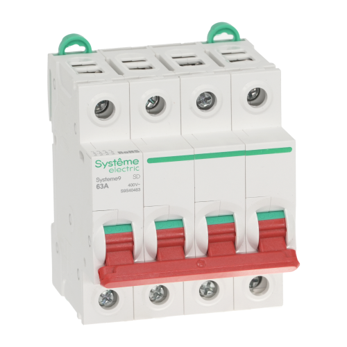 Systeme9 Выключатель нагрузки (ВН) 4P 63A 400В Systeme9 Выключатель нагрузки (ВН) 4P 63A 400В