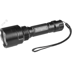 Фонарь светодиодный NPT-P03-18650 1 LED CREE 10Вт аккумуляторный металл