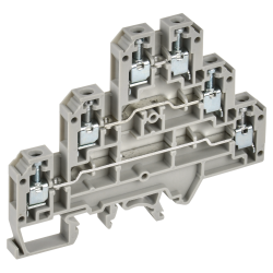 ARMAFIX Клемма винтовая CTS-ML 3 ур. 2,5мм2 серая IEK