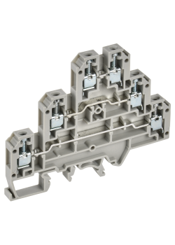 ARMAFIX Клемма винтовая CTS-ML 3 ур. 2,5мм2 серая IEK