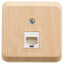 ЭТЮД О/У РОЗЕТКА компьютерная RJ45, кат.5е, СОСНА