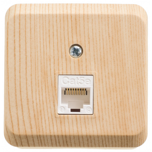 ЭТЮД О/У РОЗЕТКА компьютерная RJ45, кат.5е, СОСНА