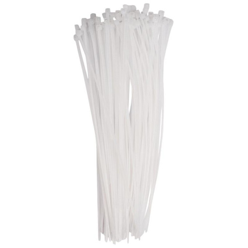 Хомут кабельный PCT 2.5х200-100WH 2.5х200 PA6.6 бел.(уп.100шт) JazzWay 5053618