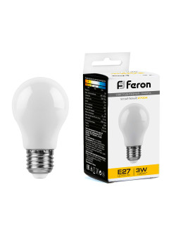 Лампа светодиодная Feron LB-375 E27 3W матовая 230V 2700K