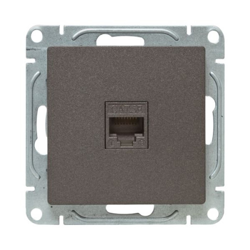 Механизм роз., RJ45 (cat5), мокко., Эпика EKF
