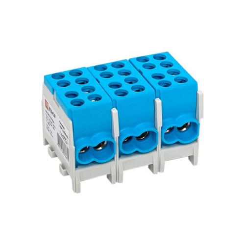 Клемма распределительная КСР с двойным винтом 2x25/2x16 cиняя EKF Клемма распределительная КСР с двойным винтом 2x25/2x16 cиняя EKF