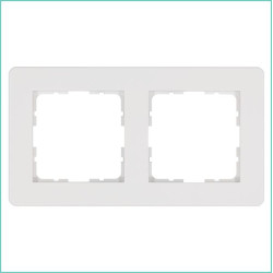 Рамка 2-м G-Flex бел. глянцевый Jasmart G1102W