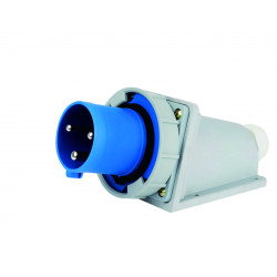Вилка стационарная ВС-103 513W 2Р+РЕ 16А 220В IP67