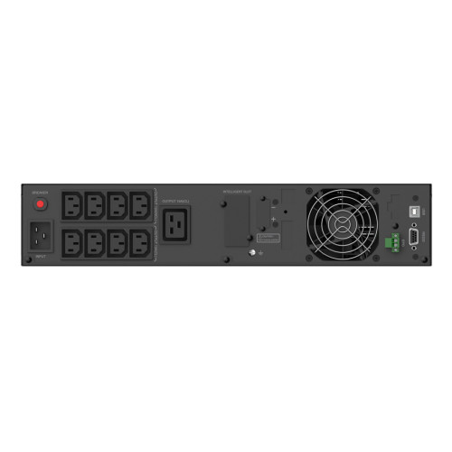 Стоечный линейно-интерактивный ИБП/ ИБП CBR [PLS-3KRT-8I-LCHERSC] Line Interactive Smart 3000/2700 RT 8 x C13, 1 x C19, LCD, HID-USB, RS232, EPO, SNMP slot
