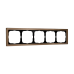 ARTGALLERY PURE 5-постовая РАМКА, ОРГАНИЧЕСКОЕ СТЕКЛО ШАМПАНЬ