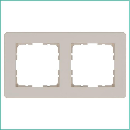 Рамка 2-м G-Flex тауп Jasmart G1102T