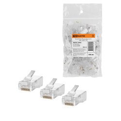 Разъем RJ-45 UTP для кабеля кат. 6, 8P8C (100шт) TDM